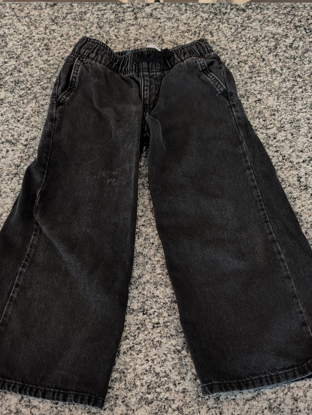 Old Navy Kids Black Elastic-Waist Jeans